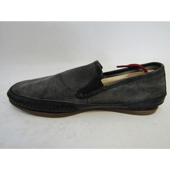 John Varvatos Mens Size 9.5 M Gray Mesh Casual Comfort Loafer Shoes main image 6